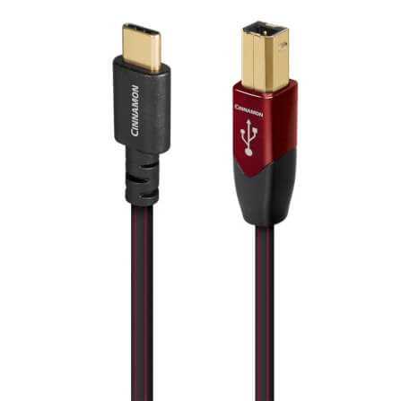 สาย USB AUDIOQUEST : USB-CINNAMON (C TO B) (USB 2.0) (1.5 เมตร)_0